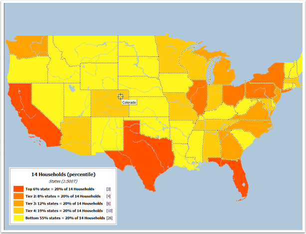 Here's your map of 2014 households by state