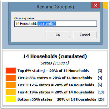 "Rename Grouping" dialog