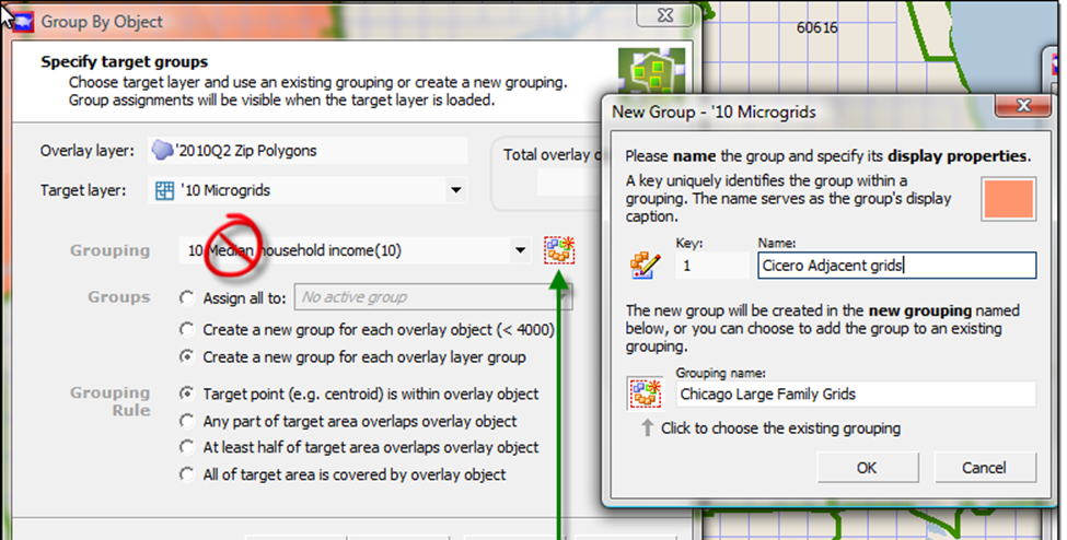 Specify target groups