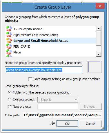 Create group layer