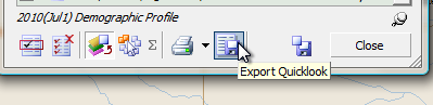 Export Quicklook