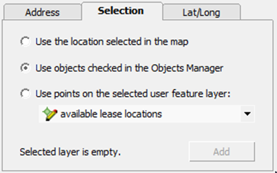 Use the object manager to select just some objects