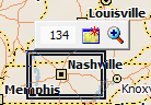 drawn frame with two submodes in a 134-mile-high frame