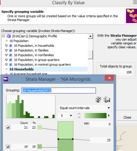 Choose Grouping variable