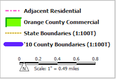 example of simple map legend